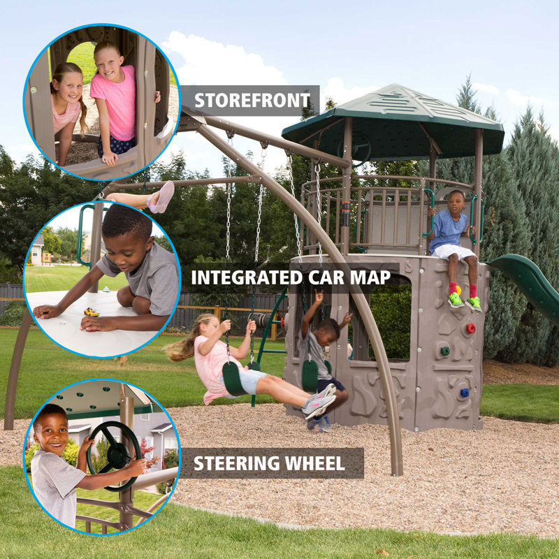 Lifetime Adventure Tower Swing Set & Reviews Wayfair